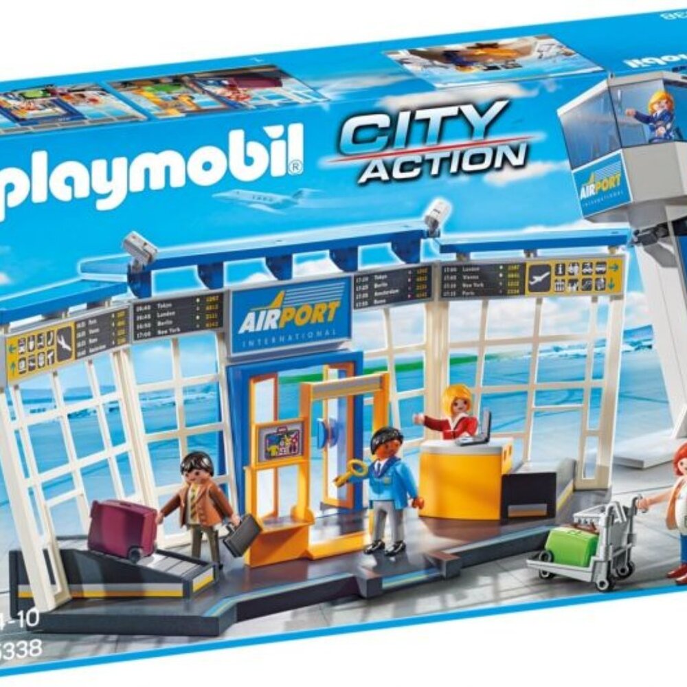 Playmobil 5338 Airport with Control Tower Building Set